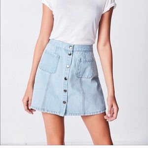 Urban outfitters jean skirt